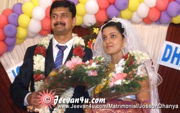 Josson Dhanya Wedding Photos